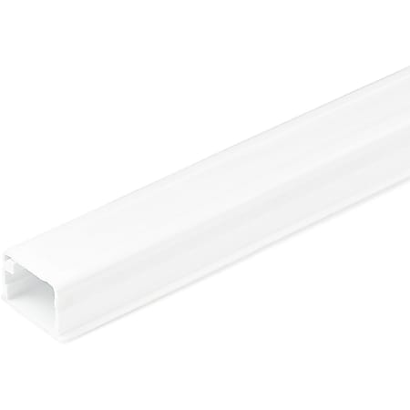 StarTech.com Cable Management Raceway w/Adhesive Tape 78in - Network Cable Hider Kit - Solid Wire Duct System - Power Cord Concealer