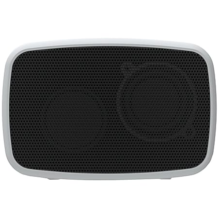 Ematic Rugged Life Portable Bluetooth Speaker System - Silver - Battery Rechargeable - USB