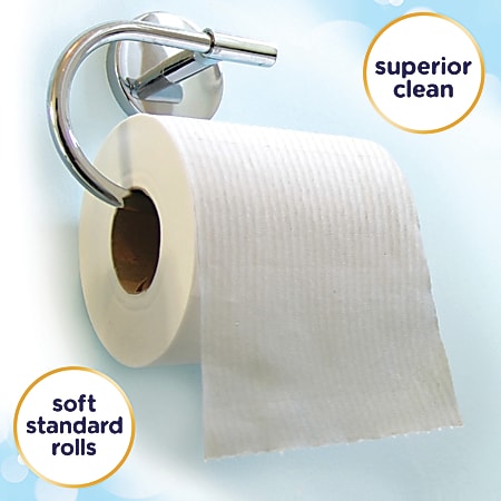 KIM17713 505 Sheets/Roll Kleenex Cottonelle 2 Ply Bathroom Tissue 60 