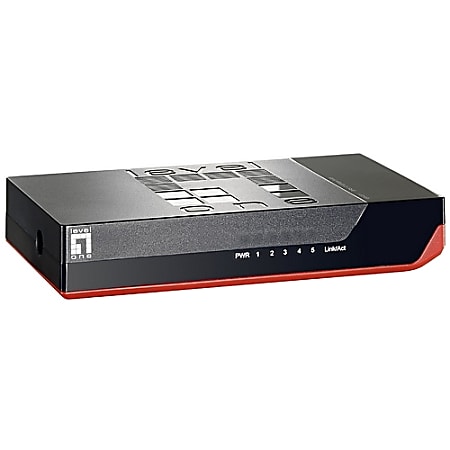 LevelOne FSW-0511 5-Port 10/100Mbps Ethernet Switch - 5 x 10/100Base-TX