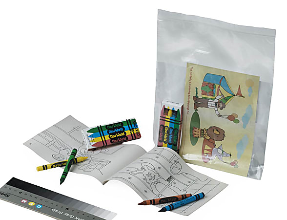 Medline Coloring Books And Crayons, Pack Of 25 Books