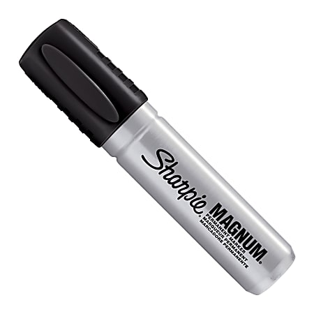 Sharpie® Magnum Permanent Marker, Extra Large Chisel, Black Ink