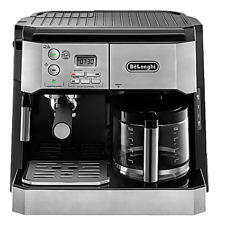 DeLonghi Combi 10-Cup Programmable Coffeemaker, Black/Chrome