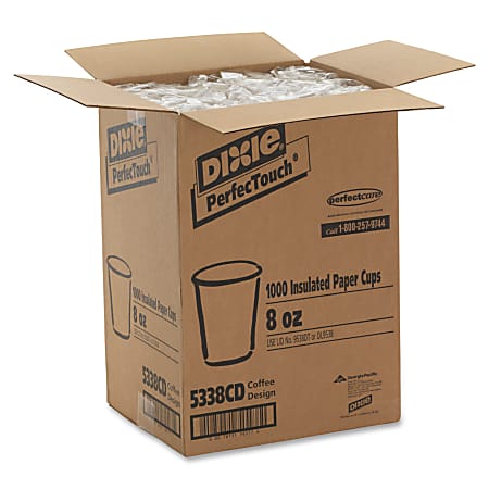 Dixie PerfecTouch by GP PRO Hot Cups 16 Oz Pack Of 50 Cups - Office Depot