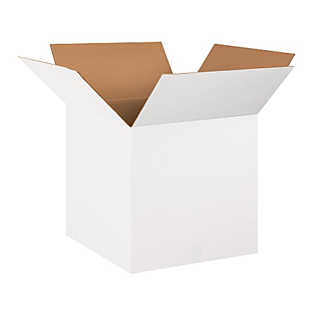 Office Depot® Brand Corrugated Boxes 20" x 20" x 20", White, Bundle of 10