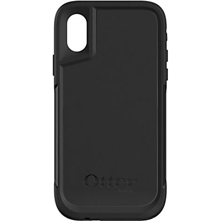 OtterBox Pursuit Carrying Case Apple iPhone X Smartphone - Black - Drop Resistant Interior, Scratch Resistant - Synthetic Rubber, Polycarbonate, Nylon - Lanyard Strap - Retail