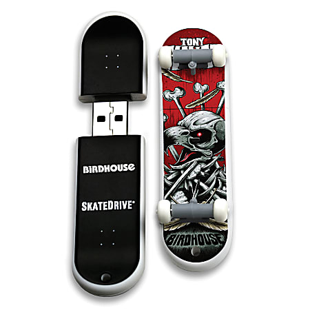 Birdhouse/Tony Hawk Bonepile SkateDrive USB Flash Drive, 8GB