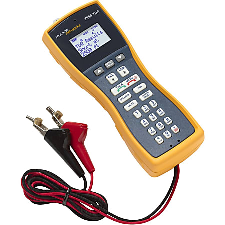 Fluke Networks Test Set + TDR, ABN with Piercing Pin - Cable Length Testing, Voice Signal Testing, Video Signal Testing, Voltage Monitor, Current Measurement