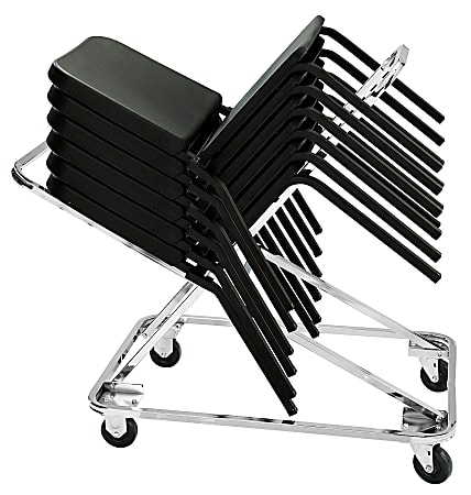 National Public Seating Dolly, DY82, 38”H x 22-3/4”W x 35”D, Chrome