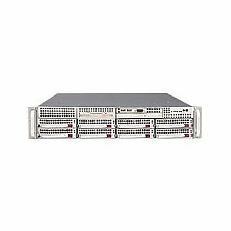 Supermicro A+ Server 2021M-82R+B Barebone System - nVIDIA MCP55 Pro - Socket F (1207) - Opteron (Dual-core), Opteron (Quad-core) - 1000MHz Bus Speed - 128GB Memory Support - DVD-Reader (DVD-ROM) - Gigabit Ethernet - 2U Rack