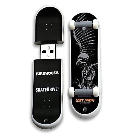 Birdhouse/Tony Hawk Full Skull SkateDrive USB Flash Drive, 16GB