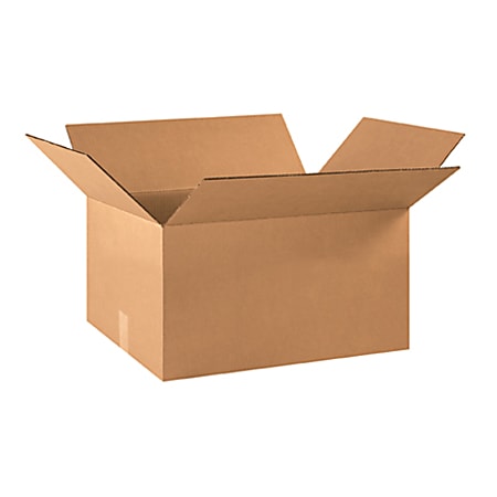 Partners Brand Corrugated Boxes 22" x 16" x 10", Bundle of 20
