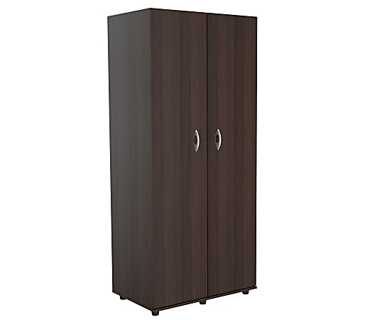 Inval 2 Door Armoire, Espresso-Wengue