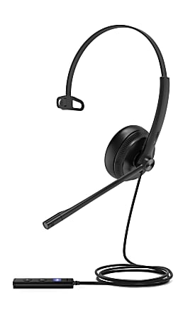 Yealink Mono Teams USB Wired Headset, Black, YEA-UH34-MONO-TEAM
