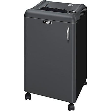 Fellowes® Fortishred™ TAA Compliant 2250M 10-Sheet Continuous-Duty Micro-Cut Shredder, Black/Dark Gray