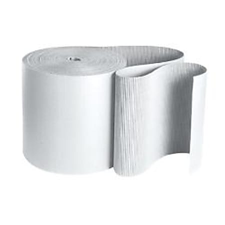 Partners Brand White Singleface Corrugated Roll 48" x 250'