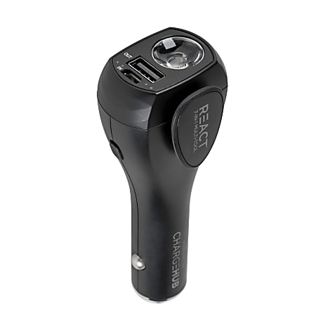 ChargeHub REACT 7-in-1 Vehicle Emergency Multi-Tool, Black