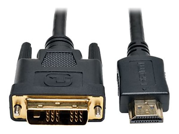 Tripp Lite 20' HDMI To DVI-D Digital Monitor Adapter Video Converter Cable, Black