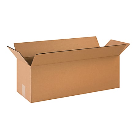Office Depot® Brand Long Corrugated Boxes, 24" x 9" x 9", Kraft, Bundle of 25