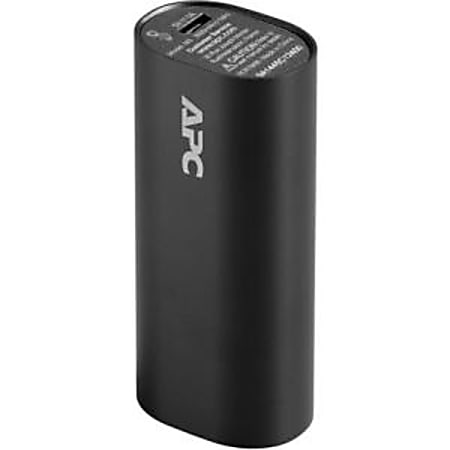 APC by Schneider Electric Mobile Power Pack, 3000mAh Li-ion Cylinder, Black