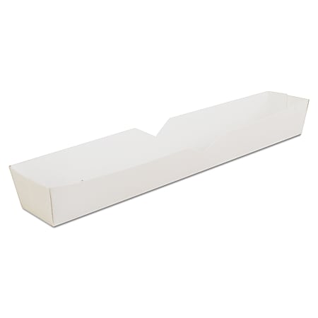 SCT® Hot Dog Trays, White, Pack Of 500 Trays