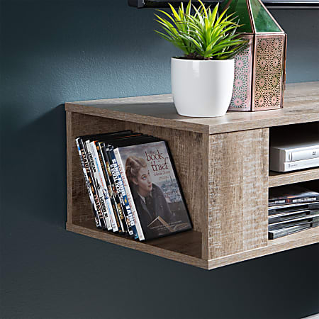South shore city life top wall mounted media console