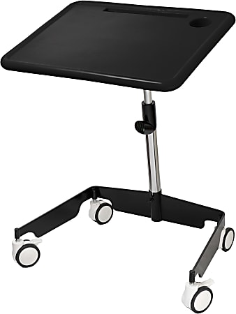 Kore Design™ Kids 30”W Sit-Stand Mobile Student Desk, Black