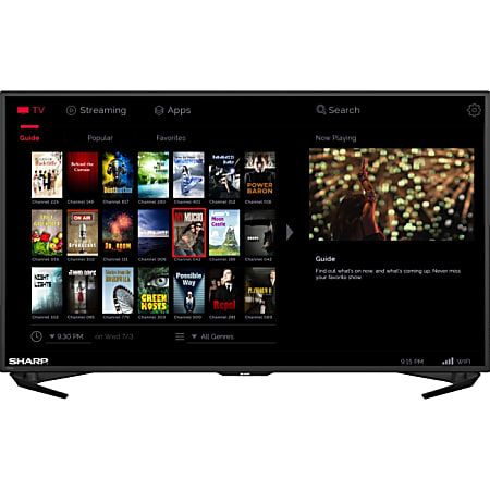 送料込 SHARP AQUOS 55型LED液晶テレビ LC-55W30 2016年製