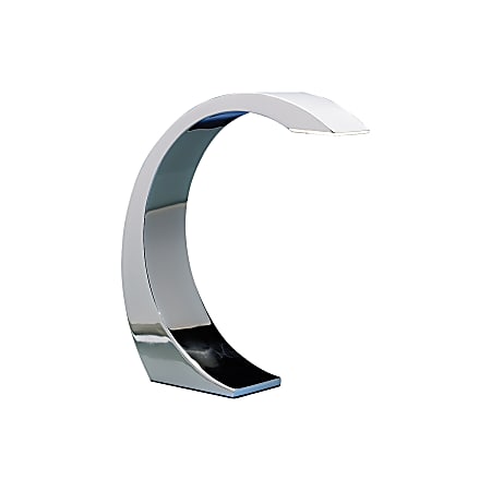 LumiSource Element Touch Lamp 13 H Silver - ODP Business Solutions