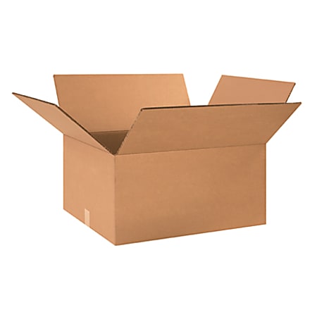 Office Depot® Brand Double Wall Boxes, 24" x 20" x 12", Kraft, Bundle of 10