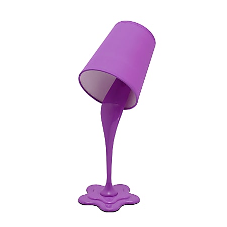 LumiSource Woopsy Lamp, 15 1/2"H, Purple