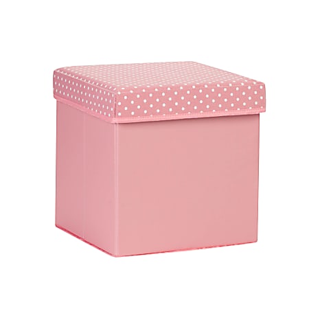 Honey-Can-Do Kids' Storage Cube, Medium Size, Pink