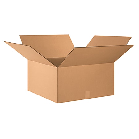 Partners Brand Corrugated Boxes 25" x 25" x 12", Bundle of 15