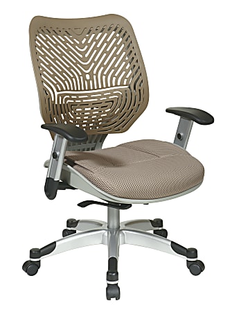 Office Star™ REVV Series SpaceFlex® High-Back Chair, Latte/Platinum