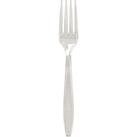 Solo Extra Heavyweight Cutlery - 1 Piece(s) - 1000/Carton - Fork - 1 x Fork - Textured - Clear Solo Extra Heavyweight Cutlery - 1 Piece(s) - 1000/Carton - Fork - 1 x Fork - Textured - Clear