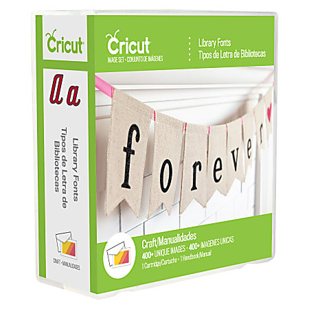 Cricut Library Fonts Font Cartridge 2002245  Overlay NOT included NEW