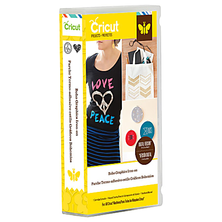 Cricut® Project Cartridge, Boho Graphics Iron-On