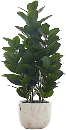 Monarch Specialties Robin 31”H Artificial Plant With Pot, 31”H x 16”W x 16"D, Green