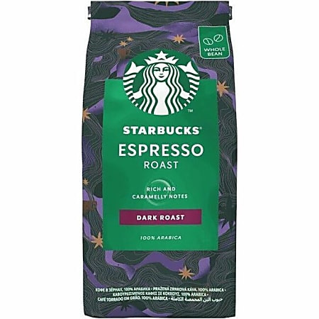 Starbucks® Whole Bean Coffee, Dark Roast, Espresso, 1 Lb Per Bag