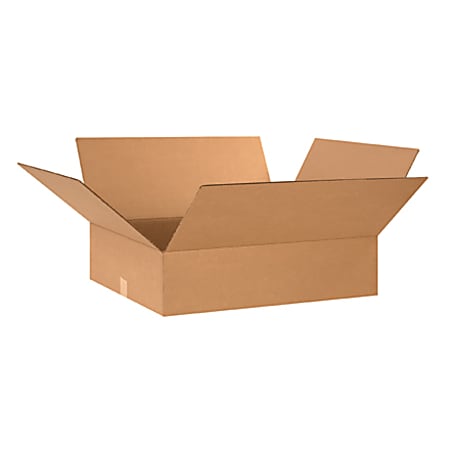Office Depot® Brand Flat Corrugated Boxes 26" x 20" x 6", Bundle of 20