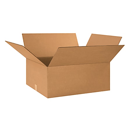 Partners Brand Corrugated Boxes 26" x 20" x 10", Bundle of 15