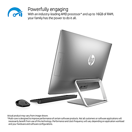 HP Pavilion All In One PC 23.8 Full HD Touch Screen AMD A9 Dual