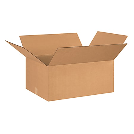Partners Brand Corrugated Boxes 26" x 20" x 12", Bundle of 15
