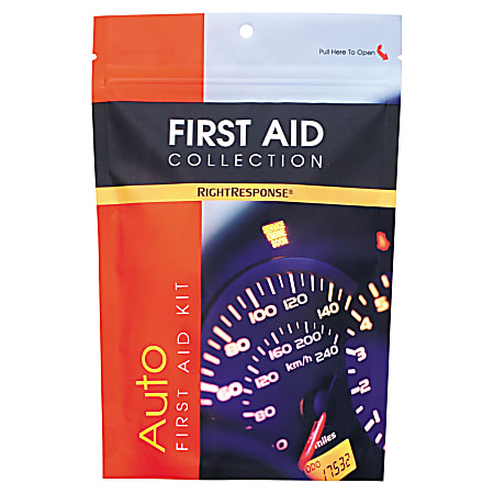 First Aid Only RightResponse Auto First Aid Kit, 32 Pieces