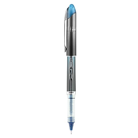 uni-Ball Vision Elite BLX Infusion Rollerball Pens 0.5mm 12 Count Micro Point Blue/Black 