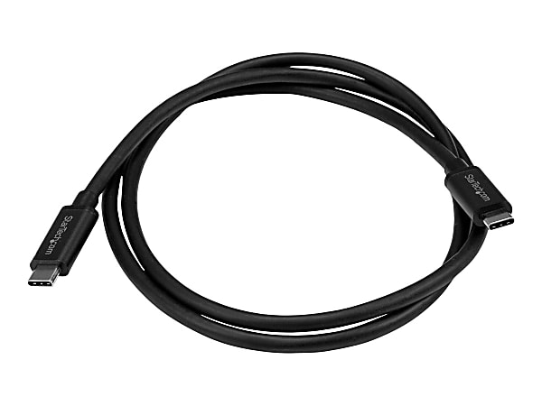 StarTech.com USB C Cable - 3ft/1m - 10 Gbps - 4K - USB-IF - Charge and Sync - USB Type C to Type C Cable - USB31CC1M