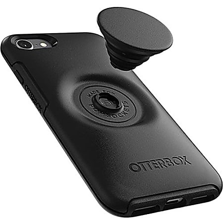 OtterBox Otter + Pop Symmetry Series For iPhone 8/7 - For Apple iPhone 7, iPhone 8 Smartphone - Black - Drop Resistant, Bump Resistant