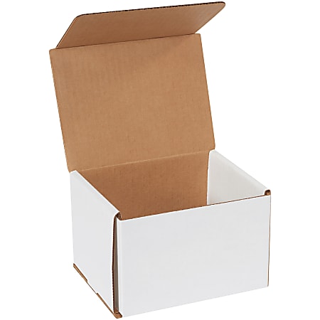 Partners Brand Corrugated Mailers 6" x 5" x 4", Pack of 50
