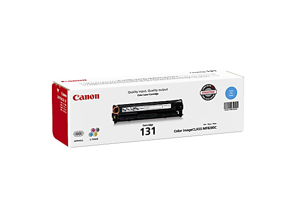 Canon 131 Toner Cartridge, Cyan (6271B001AA)