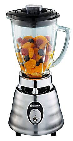 Oster Blender 16 H x 7 W x 7 D Silver - Office Depot